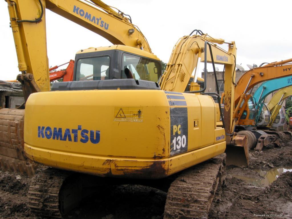 used_Komatsu_pc130-7_excavator_in_a_large_number.jpg